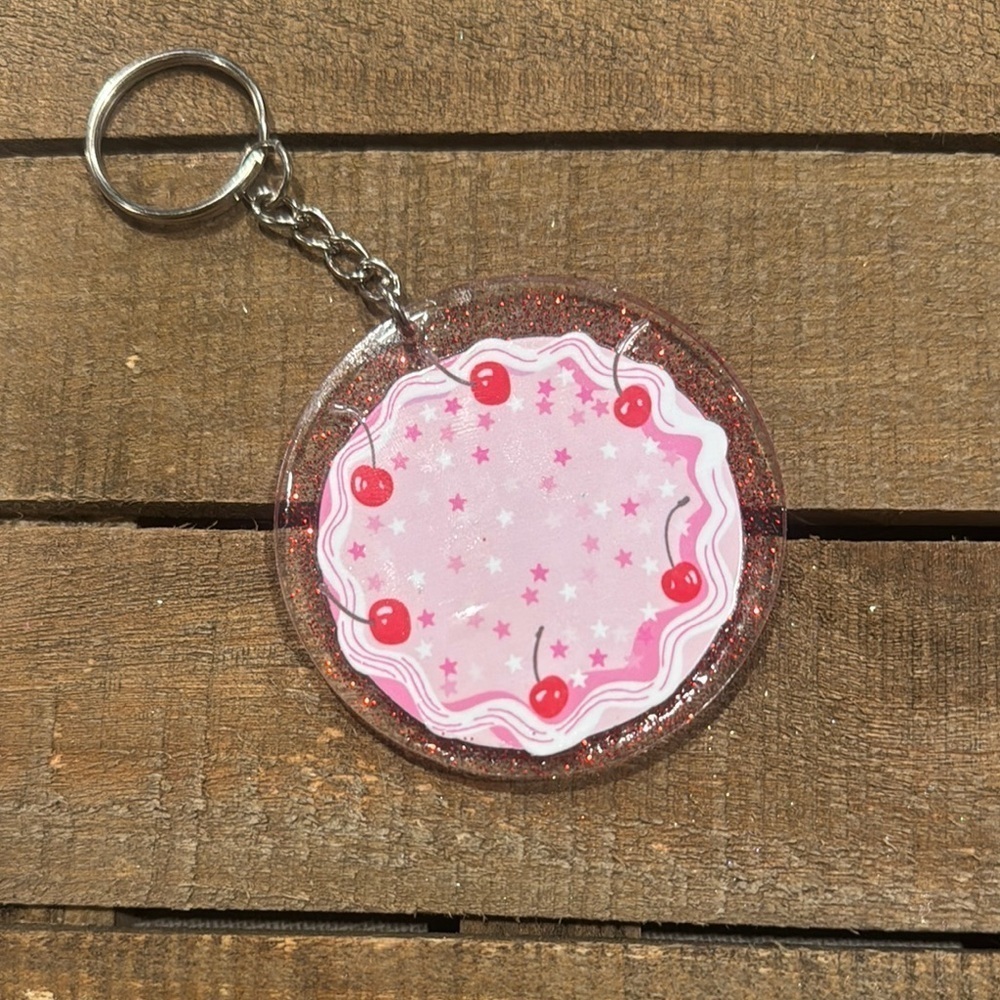 Cherry Design Keychain Accessory - Picture 1 of 2